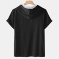 thumbnail image 4 of Birdeem Blouse à Capuche pour Hommes Col Rond Impression Numérique Chandail Entraînement Physique Sports Manches Courtes T-Shirt Blouse, 4 of 9