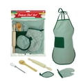 thumbnail image 1 of Juego de gadgets para hornear para niños Mitt Amasar Palo Cuchara Delantal Batidor de huevos Kit de tela pequeña Herramientas de cocina seitruly JJ24776-00B, 1 of 7
