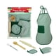 thumbnail image 1 of Juego de gadgets para hornear para niños Mitt Amasar Palo Cuchara Delantal Batidor de huevos Kit de tela pequeña Herramientas de cocina seitruly JJ24776-00B, 1 of 7