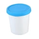 thumbnail image 5 of Vaso de pinta para helado, recipiente para postres, helado casero, yogur azul, 5 of 9