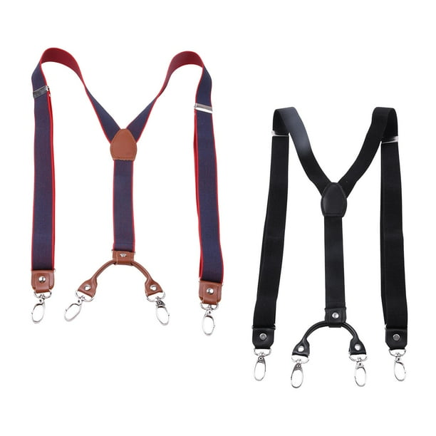 Tirantes para hombre Zulema Azul Negro 2 uds