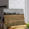 thumbnail image 6 of U R There Photography Freiberger Road Grey Across the Field Rustic Farmhouse Tempered-Glass Cutting Board 8"x 11", 6 of 9