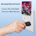 thumbnail image 3 of Rainbow Unicorns LED Square Night Lights - Stylish and Convenient Illumination for Any Space - Pack of 2, 3 of 6