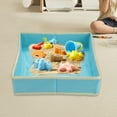 thumbnail image 6 of Kuntesetty Kid Sandbox Tray Large Space Smooth Easy to Carry Non Woven Fabric Play Sand Blue 40cmx40cm, 6 of 9