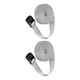 thumbnail image 2 of 2 correas de amarre con hebilla de leva ajustable, correas de amarre portátiles Gris, 2 of 9