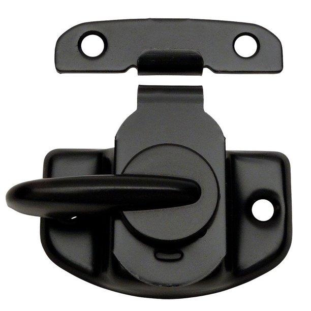 Designers Impressions 53638 Flat Black CamAction Window Sash Lock and