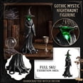 thumbnail image 5 of Crackr Witch Statue Resin Figurine - Dark Fantasy Barrl Gothic Home Decor Collectible for Halloween Holiday Party Supplies & Spooky Seasonal Display, 5 of 11