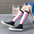 thumbnail image 7 of Transgender Flag Knee High Socks for Women Long Leg Warmers Socks, 7 of 7