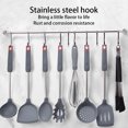 thumbnail image 3 of tredstone Utensil Rack Wall Stainless Removable Single-Bar Hanger Hooks Convenient Organizer Furniture Cupboard Tools Pot Towel, 3 of 6