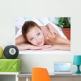 thumbnail image 1 of Beauty Woman Getting Relaxation Wall Mural by Wallmonkeys Peel and Stick Graphic (36 in W x 22 in H) WM154380, 1 of 4