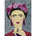 thumbnail image 2 of Zaman, Farida 19x24 Black Ornate Wood Framed with Double Matting Museum Art Print Titled - Frida Gray, 2 of 4