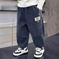 thumbnail image 2 of Kogui Pants for Boys Casual Toddler and Kids Boys Sweatpants Soft Joggers Pants 3T 4T (Grey,3-4 Years), 2 of 6