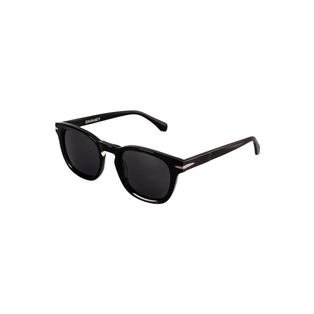 Emmet Lentes De Sol unisex Wayfarer Polarizados Acetato Negro UV400
