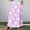 Purple, variant on WXLWZYWL Women's Linen Maxi Skirt with Pockets - Floral Print Casual Elastic Waistband Flared Long Skirt 2024 Fall Fashion