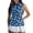 Blue Golf Print, variant on Aplkyhs 250th Anniversary Eagle Women's Golf Sleeveless Shirt Quick Dry Women's Sleeveless Shirts Racerback Design Breathable Fabric for Golf,Tennis,Hiking,Running,Gym Quick Dry
