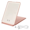 thumbnail image 3 of Rechargeable Makeup Mirror, Lighted Makeup Mirror Folding Touch Switch  For Travel Use, 3 of 8