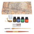 thumbnail image 2 of Dip Pen, Signature Calligraphy Dip Pen Set Art Painting Calligraphy Fountain Pen Set With Ink Holder, 2 of 8