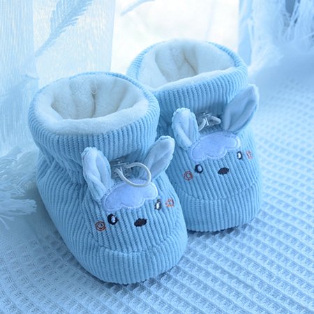 

Kids Toddler Shoes Cotton Shoes Plus Velvet Thick Warm Soft Soled Shoes Cute Do Not Fall Before The Shoes
