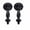 Black, variant on 2Pcs Antique Bronze Cabinet Knobs, European Style Drawer Pulls for Kitchen Cupboard, Dresser, Wardrobe and Vanity Hardware