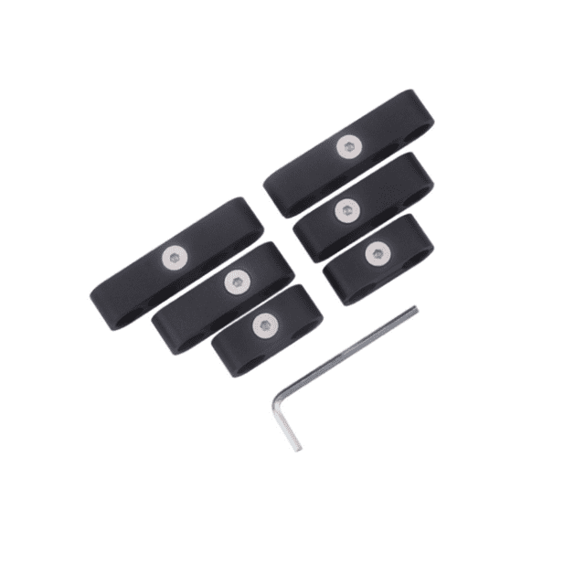 Almencla Spark Plug Wire Separator 7mm 8mm 9.5mm Dividers Looms Spark Plug Separators Black
