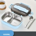 thumbnail image 4 of Isvgxsz Stainless Steel Lunch Box - Bento Lunch Box for Adults Reusable Lunch Box Insulated Lunch Containers - Stainless Steel Bento Box Adult Lunch Box Tiffin Lunch Box, 4 of 5
