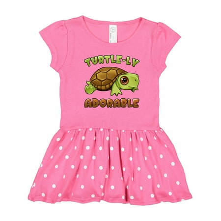 

Inktastic Turtle-ly Adorable Cute Turtle Gift Toddler Girl Dress