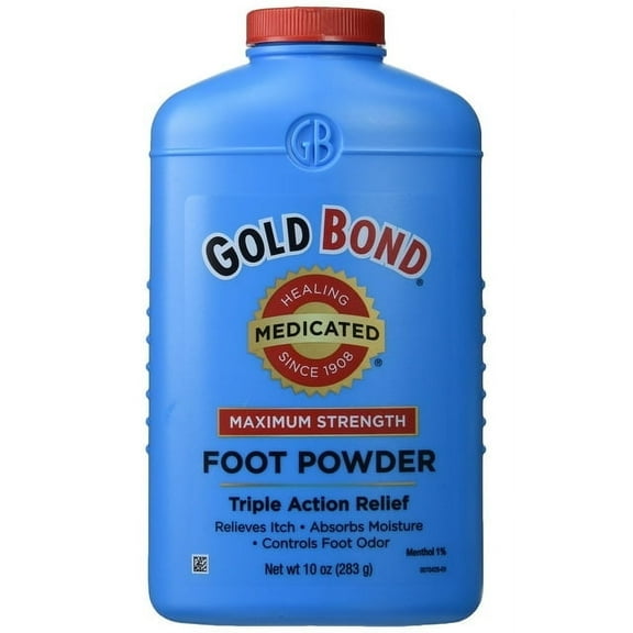 Gold Bond Medicated Foot Powder - 10 Oz (Pack of 2)