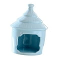 thumbnail image 2 of oshhnii Ceramic Hamster Habitat Hideout Mini Huts for Hamster Gerbil Other Small Pet Blue, 2 of 9