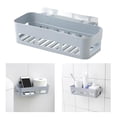 thumbnail image 2 of Perforador de ducha de baño libre Sunnimix soporte de esponja para champú gris Rack de almacenamiento de montaje en pared, 2 of 8