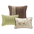 thumbnail image 2 of Madison Park Serene 7 Piece Comforter Set, Queen, Green, 2 of 5