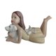 thumbnail image 3 of Figura de perros figuras de resina de resina objeto de arte de regalo creativo decoración decorativa de escritorio decoración de la estatua decorativa Amarillo a la izquierda, 3 of 10