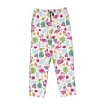 thumbnail image 4 of Naloa Cute Flamingo Print Women’s Ultra-Soft Comfy Pajama Lounge Pants with Pockets & Drawstring, 4 of 8
