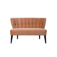 thumbnail image 1 of Becca Canal et Bouton Tufted Canapé Orange, 1 of 9