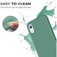 thumbnail image 3 of iPhone XR Case, iPhone 10 XR Case DOMAVER Slim Lightweight Smooth Liquid Silicone Soft Gel Rubber Microfiber Lining, 3 of 5
