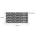 thumbnail image 2 of Self Adhesive Vinyl Letter Stickers Black 0.5 Inch 208 Count/Sheet,12 Pack, 2 of 5