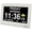 7" White, variant on 7 Inch Calendar Clock - 12 Alarm Options, Level 5 Auto Dimmable Display,Extra Large Impaired Vision Digital Clock with Non-Abbreviated Day & Month (Black)