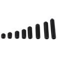 thumbnail image 1 of Veeki M3 Black Hex Socket Cap Head Screw Steel Socket Cup Point Grub Set Screw Assortment 200pcs-051601, 1 of 5