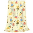 thumbnail image 2 of Pofeuu Colorful Cartoon Snail Print Ultra-Soft Micro Fleece Blanket,for Bed Or Sofa,All Season Throw Blankets Flannel Blanket-40"x30", 2 of 7