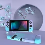 XIHAMA PlayVital Back Cover for Nintendo Switch Console, Handheld Controller Separable Protector Hard Shell for NS Joycon, Customized Dockable Protective Case for Nintendo Switch
