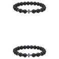 thumbnail image 3 of kurtrusly Wide Application Exquisite Beads Bracelet For Versatile Fashion Gifts Bracelets Frosted 2Set, 3 of 6