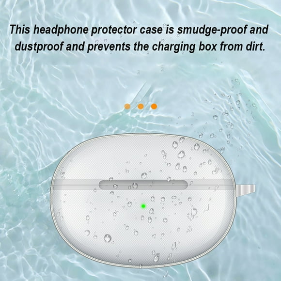 Earphone Charging Box Case Holder Bag Headphone Shockproof Case Transparent Cover Protector Earbuds Replacement for Lenovo Thinkplus Live Pods