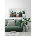 thumbnail image 3 of Marmont Hill Two-Toned Succulent Holders Canvas Wall Art, 22.5" x 45", 3 of 7
