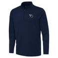 thumbnail image 2 of Men's Antigua  Navy Tennessee Titans Reprocess Quarter-Zip Top, 2 of 4