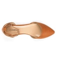thumbnail image 5 of DREAM PAIRS Bailarinas Punta Fina para Mujer en Color Tan Talla 8, 5 of 5