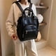 thumbnail image 3 of Women Backpack Purse PU Leather Ladies Rucksack Crossbody Shoulder Bag, 3 of 4