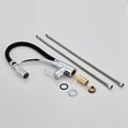 thumbnail image 4 of Kitchen Faucet, 360 ° Rotation, With Flexible Black Silicone Hose, Kitchen Mixer, With Detachable Metal Shower Or Whwy, 4 of 5