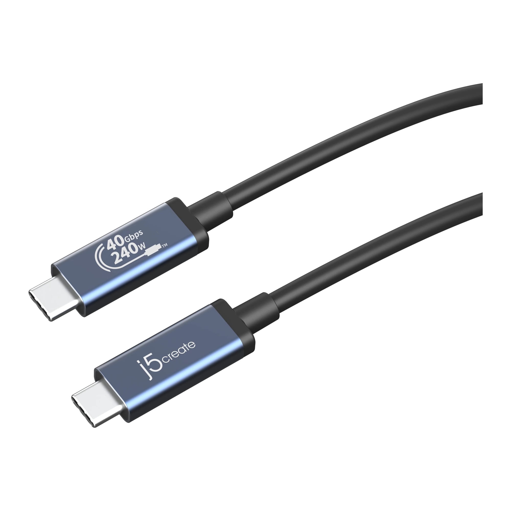 j5create USB 40Gbps 240W USB Type-C Cable, JUC29L08