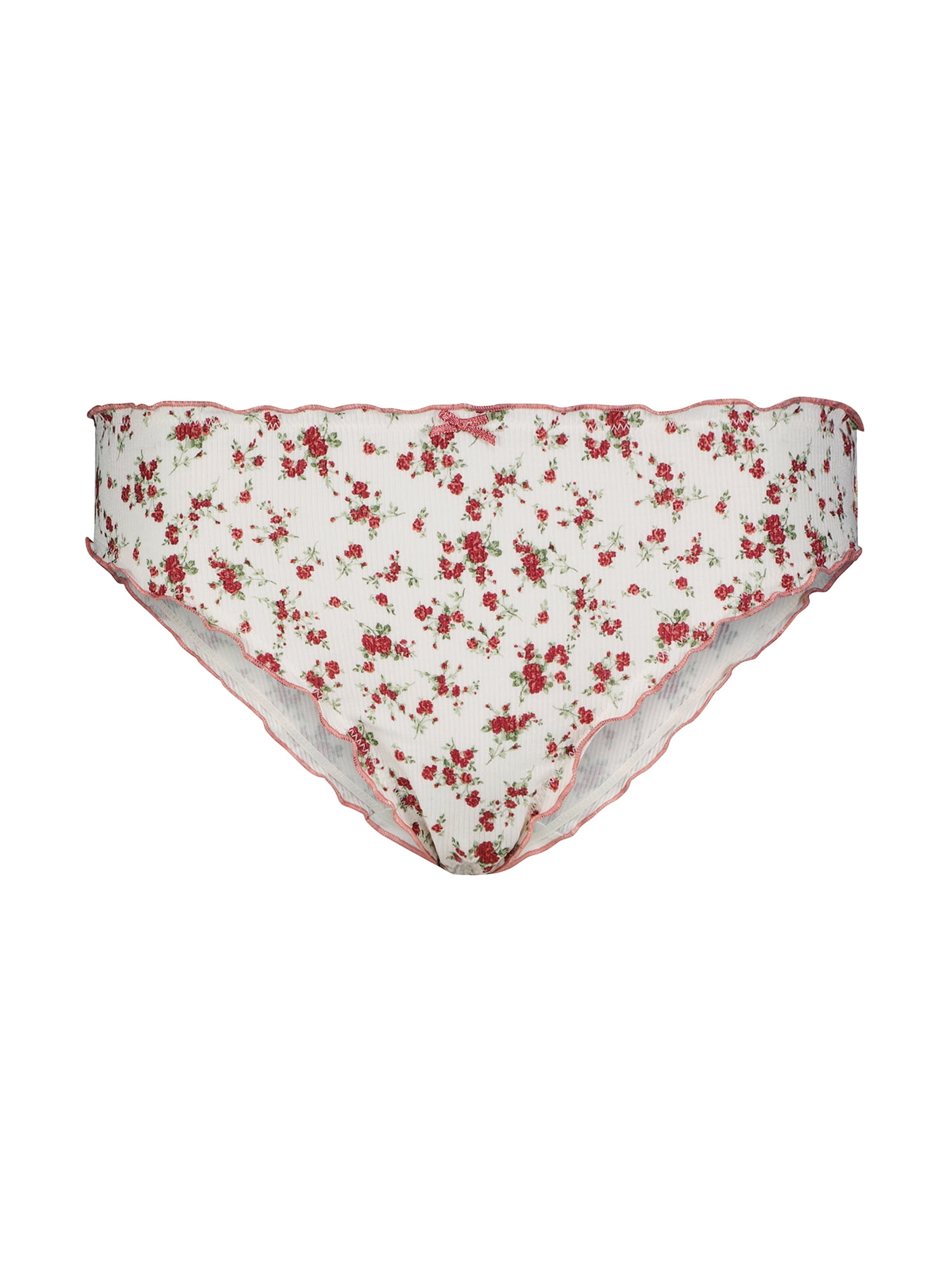 Jessica Simpson Women's Ruffle Rib Cheeky, 2-Pack, Size S-XXXL