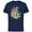 Navy, variant on Disney Princess Pencil Sketch - Short Sleeve Cotton T-Shirt for Adults - Customized-Black
