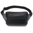 thumbnail image 1 of FloreceBien Riñonera de cuero para hombres y mujeres, riñonera suave y duradera para correr, caminar, trotar, senderismo, 1 of 5
